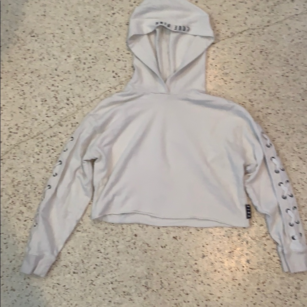 PINK cropped hoodie